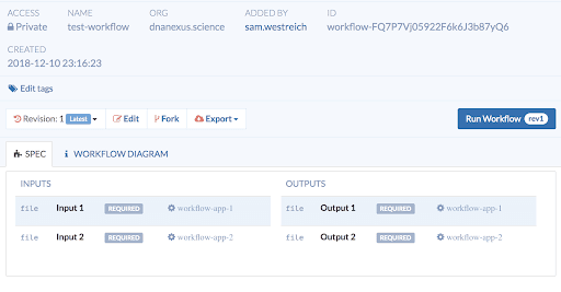 Finished app configuration