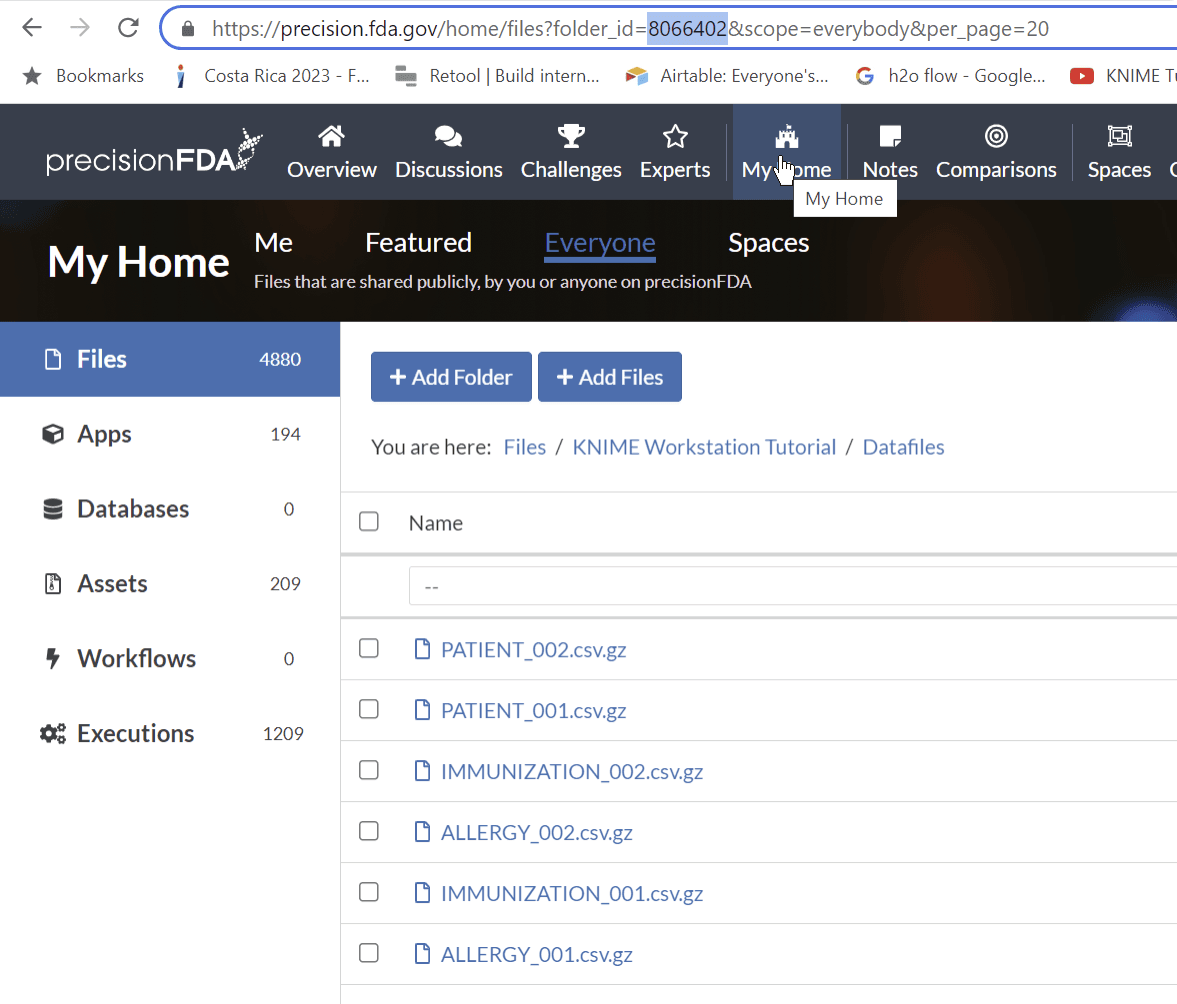 Configuring the datasource-folderid String Widget (1 of 2)