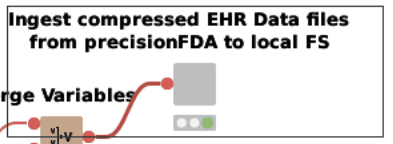 Ingest compressed EHR Data files from precisionFDA node (2 of 2)