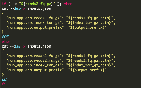 Modifiled script for optional inputs in inputs.json file